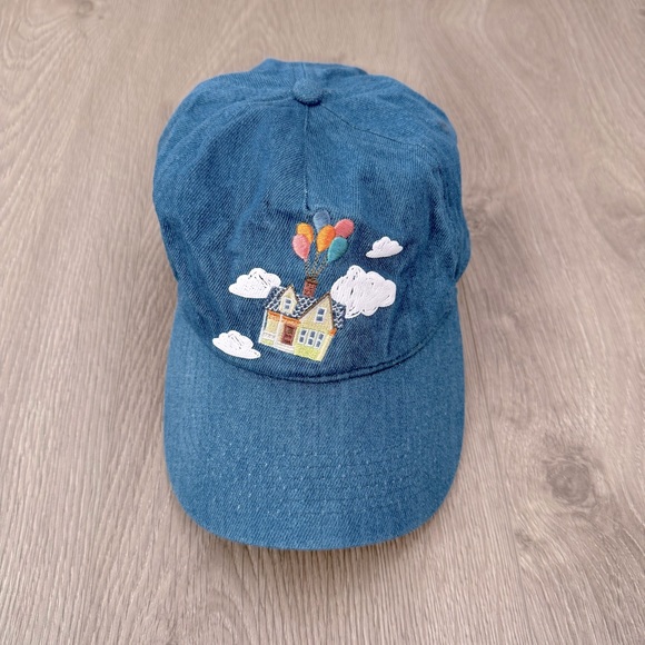 Disney Pixar Up Unisex 100% Cotton Embroidered Balloon House Ball Cap Hat